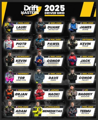 Driftmaster 2025: Caibidil nua i Rásaíocht Drift, faoi thiomáint ag Trí Trí Ace
